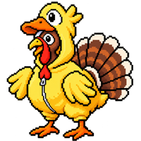 Turkey in Duck costume