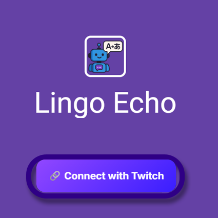Connect with Twitch