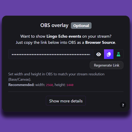 OBS overlay
