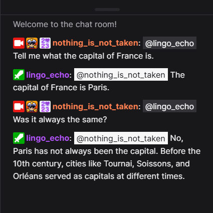 Conversation Feature